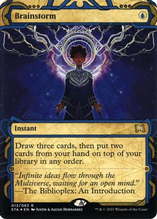 Brainstorm (Foil Etched) [Strixhaven: School of Mages Mystical Archive] - Trinity Hobby