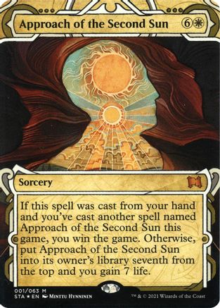 Approach of the Second Sun (Foil Etched) [Strixhaven: School of Mages Mystical Archive] - Trinity Hobby