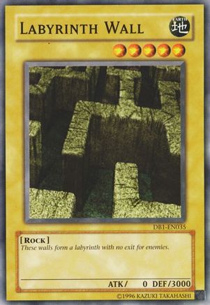 Labyrinth Wall [DB1-EN035] Common - Trinity Hobby