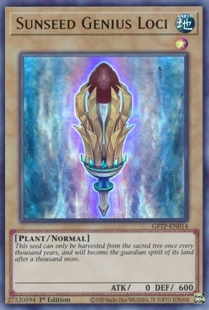 Sunseed Genius Loci [GFTP-EN014] Ultra Rare - Trinity Hobby