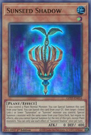 Sunseed Shadow [GFTP-EN016] Ultra Rare - Trinity Hobby