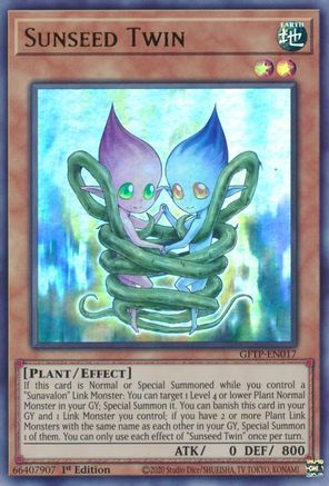Sunseed Twin [GFTP-EN017] Ultra Rare - Trinity Hobby