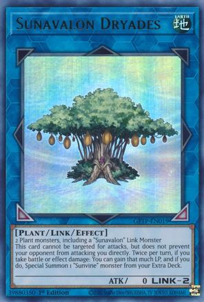 Sunavalon Dryades [GFTP-EN019] Ultra Rare - Trinity Hobby