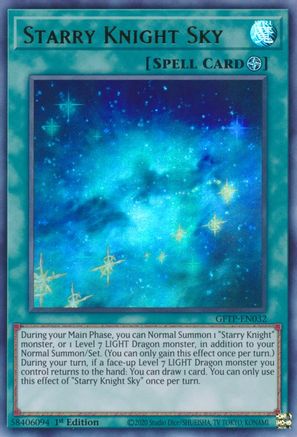Starry Knight Sky [GFTP-EN032] Ultra Rare - Trinity Hobby