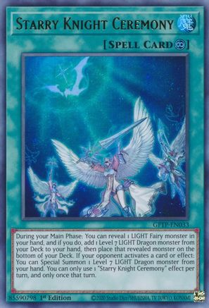 Starry Knight Ceremony [GFTP-EN033] Ultra Rare - Trinity Hobby