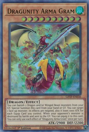 Dragunity Arma Gram [GFTP-EN036] Ultra Rare - Trinity Hobby