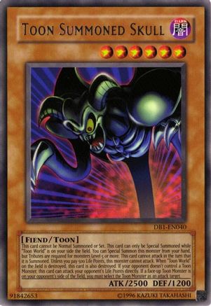 Toon Summoned Skull [DB1-EN040] Rare - Trinity Hobby