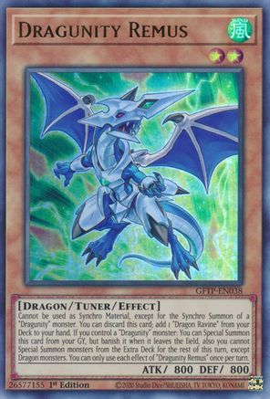 Dragunity Remus [GFTP-EN038] Ultra Rare - Trinity Hobby