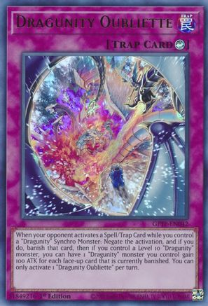 Dragunity Oubliette [GFTP-EN042] Ultra Rare - Trinity Hobby