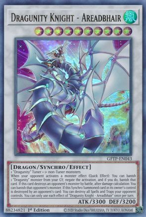 Dragunity Knight - Areadbhair [GFTP-EN043] Ultra Rare - Trinity Hobby