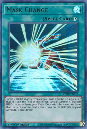 Mask Change [GFTP-EN112] Ultra Rare - Trinity Hobby