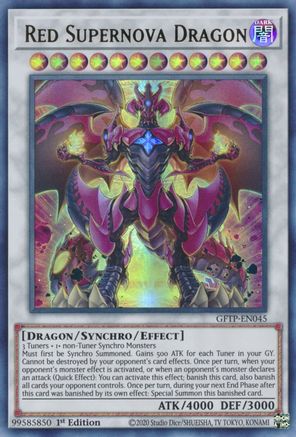 Red Supernova Dragon [GFTP-EN045] Ultra Rare - Trinity Hobby