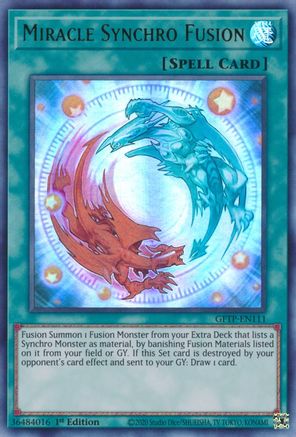 Miracle Synchro Fusion [GFTP-EN111] Ultra Rare - Trinity Hobby
