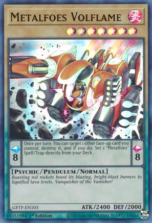 Metalfoes Volflame [GFTP-EN103] Ultra Rare - Trinity Hobby