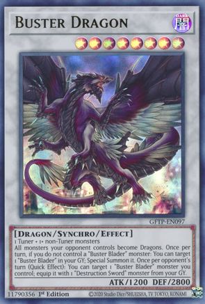 Buster Dragon [GFTP-EN097] Ultra Rare - Trinity Hobby
