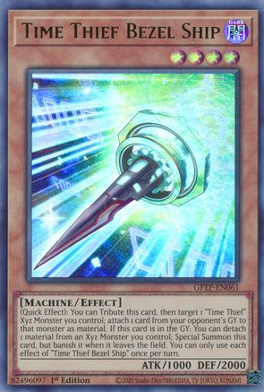 Time Thief Bezel Ship [GFTP-EN061] Ultra Rare - Trinity Hobby