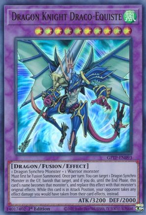 Dragon Knight Draco-Equiste [GFTP-EN093] Ultra Rare - Trinity Hobby