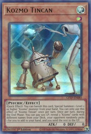 Kozmo Tincan [GFTP-EN085] Ultra Rare - Trinity Hobby