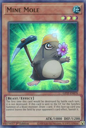 Mine Mole [GFTP-EN078] Ultra Rare - Trinity Hobby