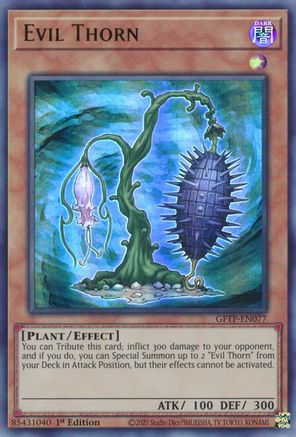 Evil Thorn [GFTP-EN077] Ultra Rare - Trinity Hobby