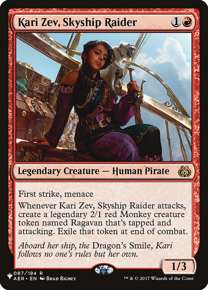 Kari Zev, Skyship Raider [The List] - Trinity Hobby