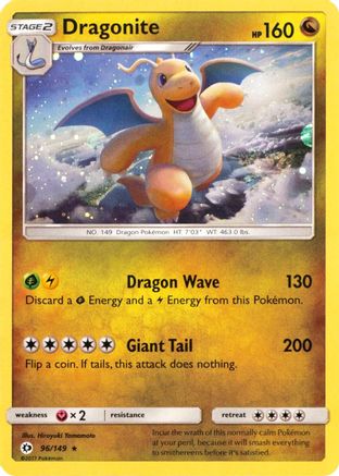 Dragonite (Cosmos Holo) - (096/149) Holofoil [Miscellaneous Cards & Products]