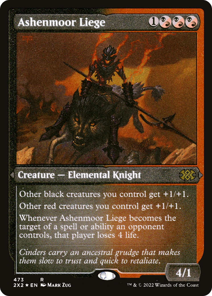 Ashenmoor Liege (Foil Etched)  [Foil]  (2X2-473) - [Double Masters 2022] - Trinity Hobby