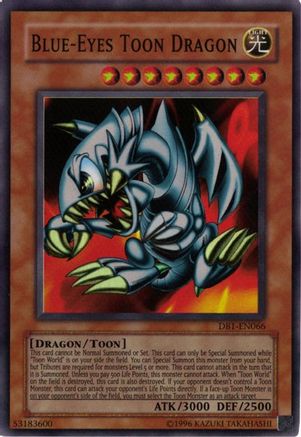 Blue-Eyes Toon Dragon [DB1-EN066] Super Rare - Trinity Hobby