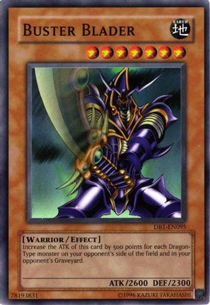 Buster Blader [DB1-EN095] Super Rare - Trinity Hobby