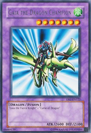Gaia the Dragon Champion [DB1-EN122] Rare - Trinity Hobby
