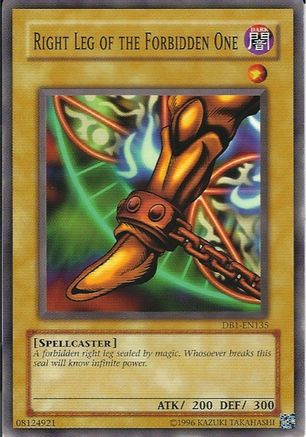 Right Leg of the Forbidden One [DB1-EN135] Common - Trinity Hobby