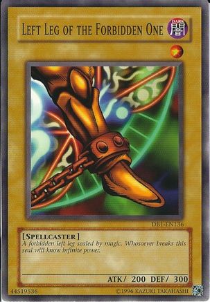 Left Leg of the Forbidden One [DB1-EN136] Common - Trinity Hobby