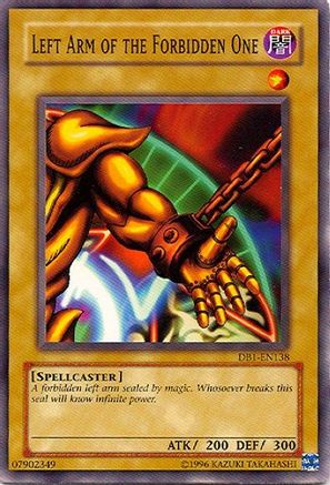 Left Arm of the Forbidden One [DB1-EN138] Common - Trinity Hobby