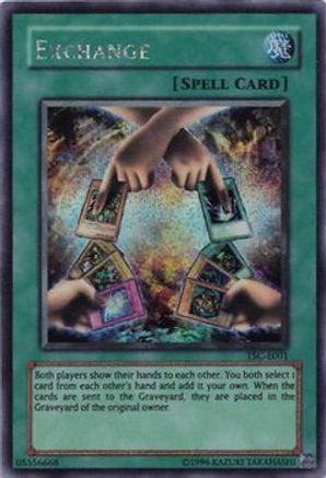 Exchange [TSC-E001] Prismatic Secret Rare - Trinity Hobby