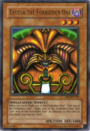 Exodia the Forbidden One [DB1-EN139] Ultra Rare - Trinity Hobby