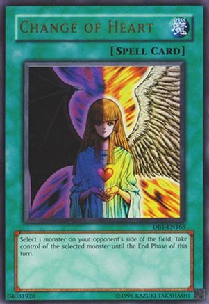 Change of Heart [DB1-EN168] Ultra Rare - Trinity Hobby