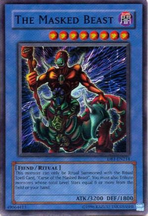 The Masked Beast [DB1-EN214] Super Rare - Trinity Hobby