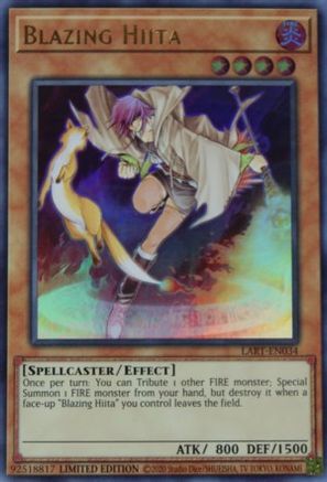 Blazing Hiita [LART-EN034] Common - Trinity Hobby