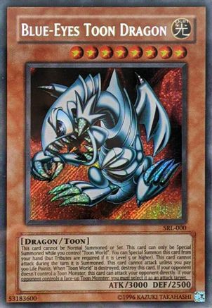 Blue-Eyes Toon Dragon [SRL-000] Secret Rare - Trinity Hobby