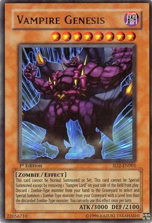 Vampire Genesis [SD2-EN001] Ultra Rare - Trinity Hobby