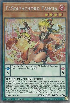 FaSolfachord Fancia (Collector's Rare) [ANGU-EN017] Collector's Rare - Trinity Hobby