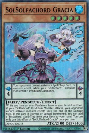 SolSolfachord Gracia (Super Rare) [ANGU-EN018] Super Rare - Trinity Hobby