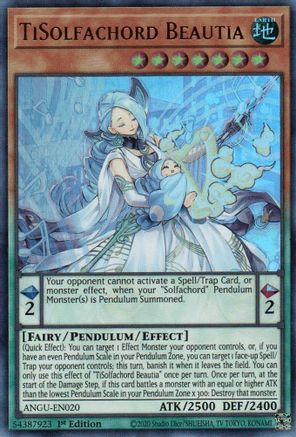 TiSolfachord Beautia (Ultra Rare) [ANGU-EN020] Ultra Rare - Trinity Hobby