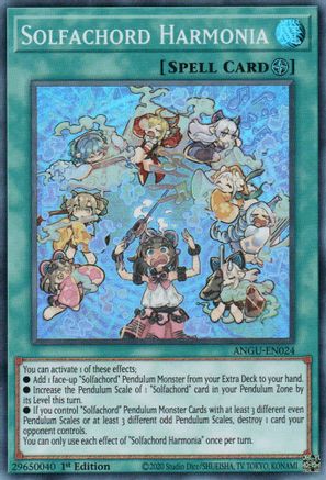 Solfachord Harmonia (Super Rare) [ANGU-EN024] Super Rare - Trinity Hobby
