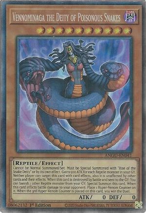 Vennominaga the Deity of Poisonous Snakes (Collector's Rare) [ANGU-EN041] Collector's Rare - Trinity Hobby