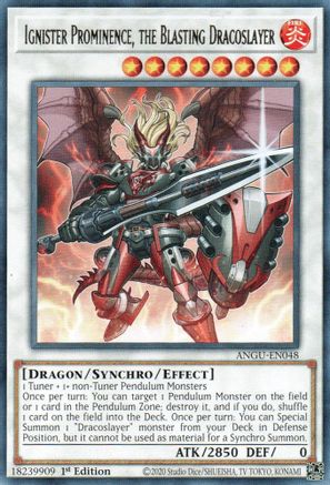 Ignister Prominence, the Blasting Dracoslayer (Rare) [ANGU-EN048] Rare - Trinity Hobby