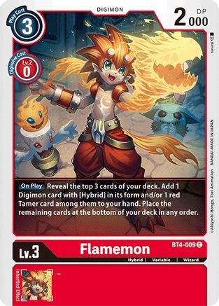 Flamemon [BT4-009] [Great Legend] - Trinity Hobby