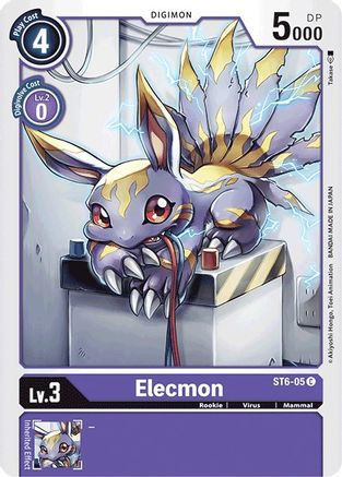 Elecmon [ST6-05] [Starter Deck: Venomous Violet] - Trinity Hobby