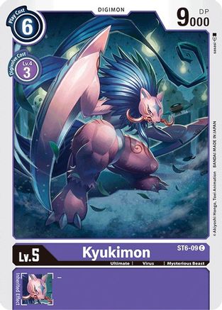 Kyukimon [ST6-09] [Starter Deck: Venomous Violet] - Trinity Hobby
