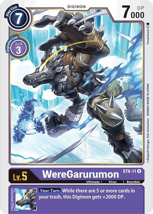WereGarurumon [ST6-11] [Starter Deck: Venomous Violet] - Trinity Hobby